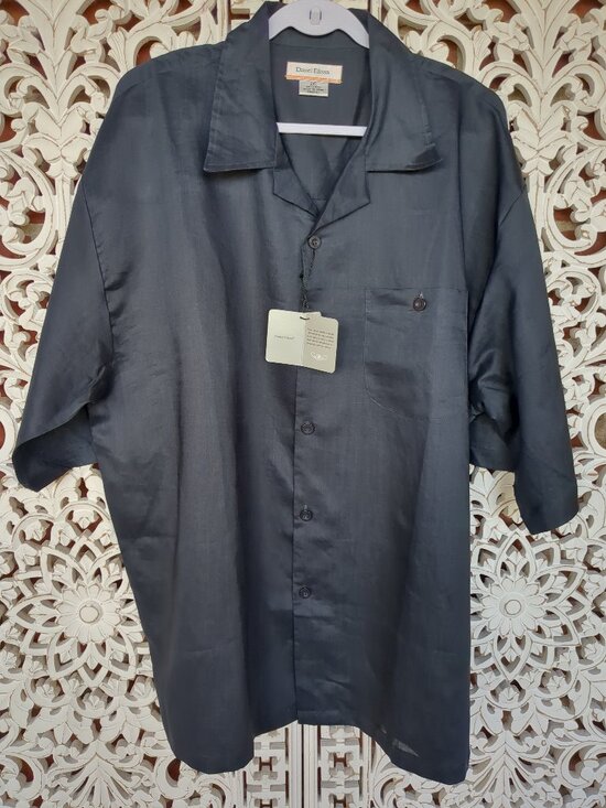 Daniel Ellissa Other - 2XL Linen Men's Short Sleeve Button Down Dress Shirt